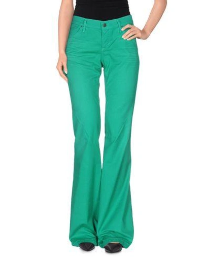 Shop Citizens Of Humanity Casual Pants In Green
