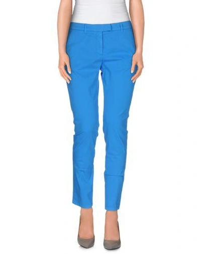 Shop Douuod Casual Pants In Azure