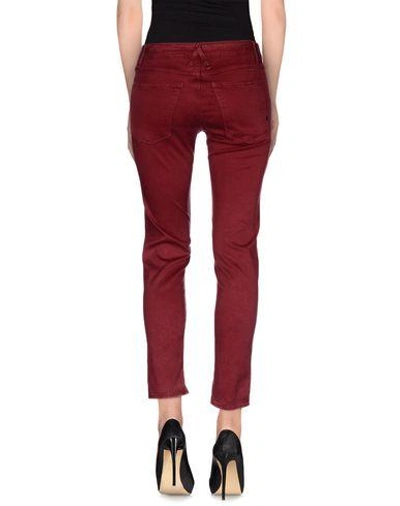 Shop Cycle Casual Pants In Maroon