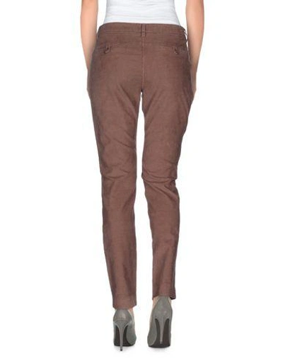 Shop Incotex Casual Pants In Dove Grey