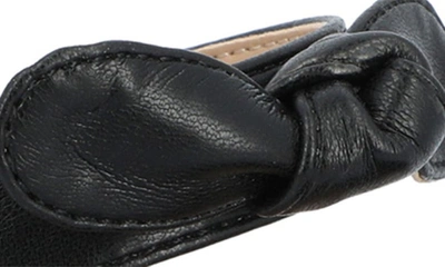 Journee Collection Kristina Bow Strap Slide Sandal In Black