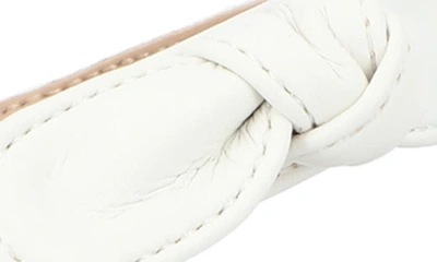 Shop Journee Collection Kristina Bow Strap Slide Sandal In White