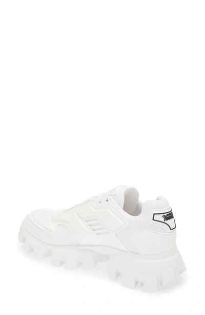 Shop Prada Cloudbust Thunder Lug Sole Sneaker In Bianco