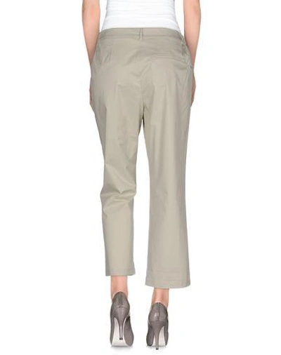 Shop Erika Cavallini Casual Pants In Light Grey