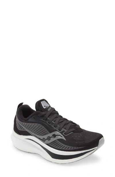 Saucony Endorphin Speed 2 Running Shoe In Black/ Shadow