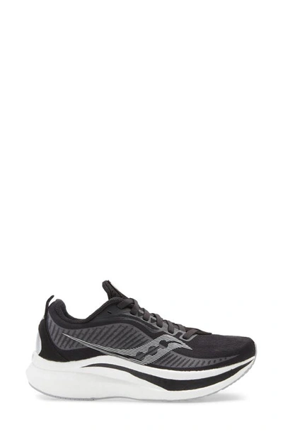 Saucony Endorphin Speed 2 Running Shoe In Black/ Shadow