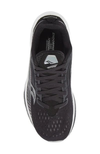 Saucony Endorphin Speed 2 Running Shoe In Black/ Shadow