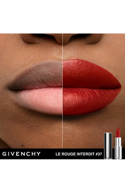 Shop Givenchy Le Rouge Interdit Silk Lipstick Refill In N37