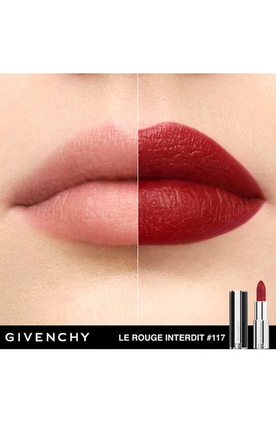 Givenchy Rouge Interdit Intense Silk Satin Matte Lipstick N117 Rouge Erable Refill 0.1 oz / 34 G