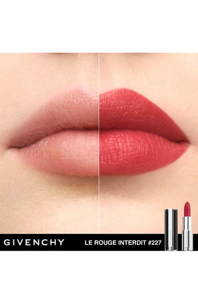 Shop Givenchy Le Rouge Interdit Silk Lipstick Refill In N227