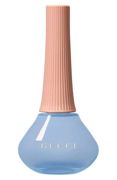 Shop Gucci Vernis À Ongles Nail Polish In 716 Lucy Baby Blue