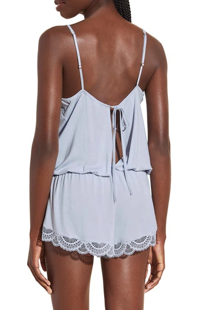Eberjey Mariana Dreamer Romper In Ice Blue
