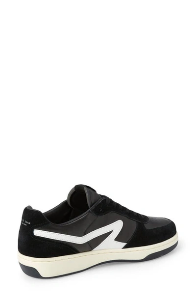 Shop Rag & Bone Retro Court Sneaker In Black/ White