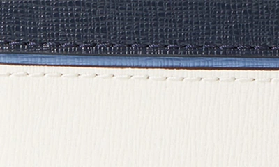 Kate Spade Women's Morgan Colorblocked Saffiano Leather Small Slim Bifold Wallet Cream Multi