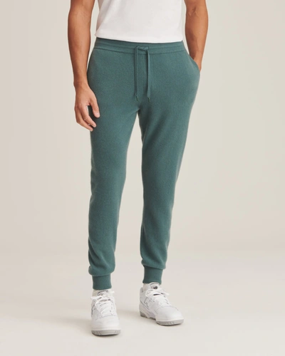 Shop Naadam Off-duty Cashmere Jogger In Agave Green