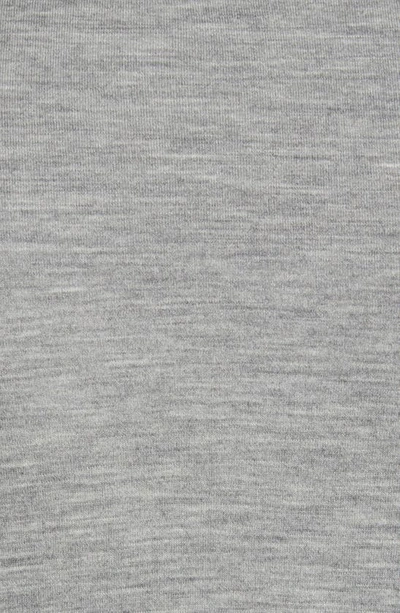 Shop Peter Millar Crown Crafted Excursionist Flex Quarter Zip Merino Wool Blend Pullover In Gale Grey