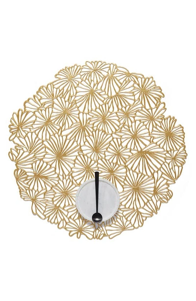 Shop Chilewich Daisy Round Placemat In Gilded