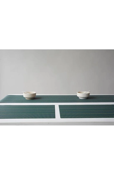 Shop Chilewich Tambour Stripe Placemat In Ivy
