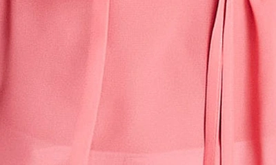 Shop Asos Design Ruched Shoulder Blouse In Light Pink