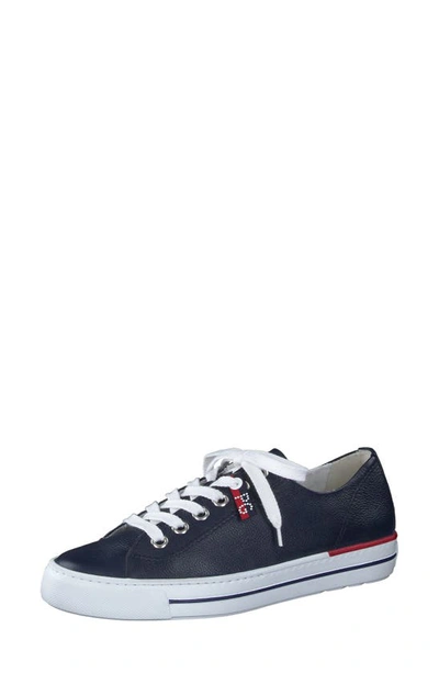 Shop Paul Green Carly Low Top Sneaker In Space Leather
