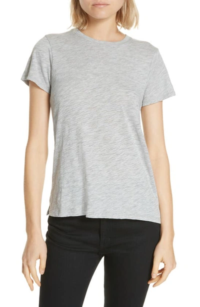 Atm Anthony Thomas Melillo Schoolboy Slub Supima Cotton-blend Jersey T-shirt In Heather Gy