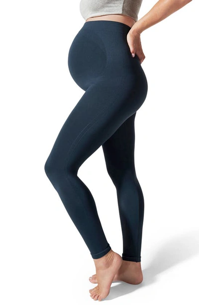 Shop Blanqi Everyday Maternity Belly Support Leggings In Storm