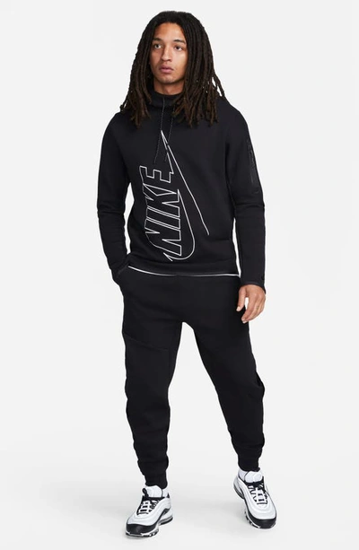 Nike Tech Fleece Joggers In Black/ Black