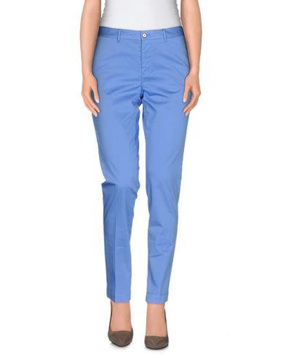 Shop Pt0w Casual Pants In Pastel Blue