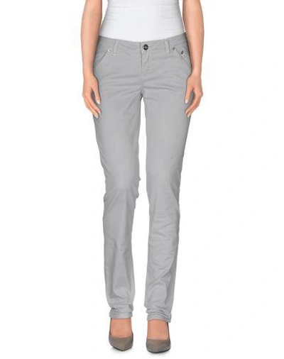 Shop Siviglia Casual Pants In Light Grey