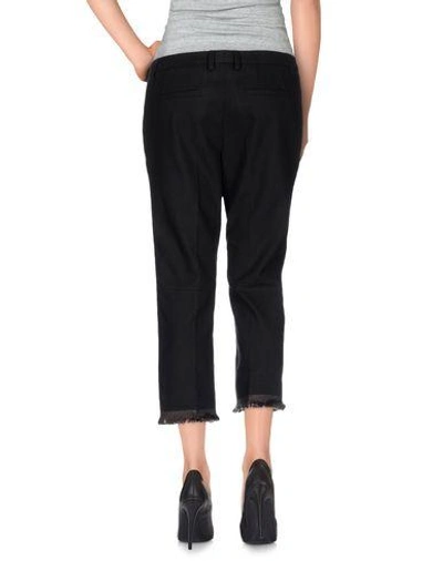 Shop True Royal Cropped Pants & Culottes In Black