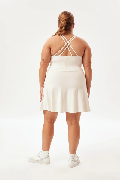 Shop Girlfriend Collective Ivory Riley Sweetheart Dress