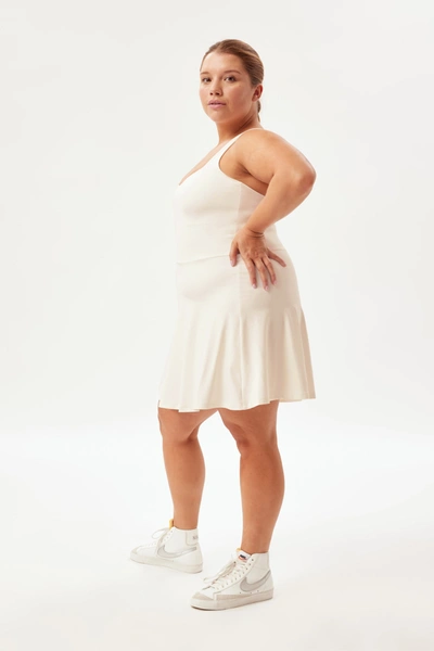 Shop Girlfriend Collective Ivory Riley Sweetheart Dress