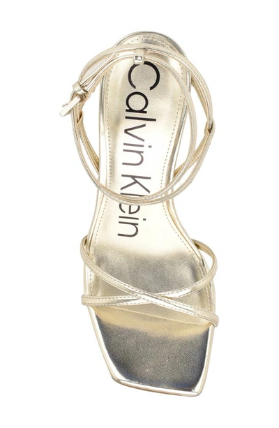 Calvin Klein Tegin Sandal In Gold 710