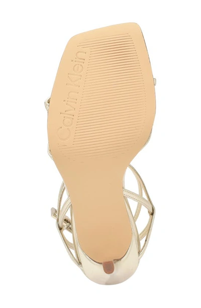 Calvin Klein Tegin Sandal In Gold 710