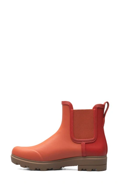 Bogs Holly Waterproof Chelsea Boot In Burnt Orange