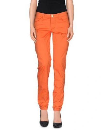 Shop Frankie Morello Casual Pants In Orange