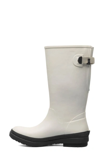 Shop Bogs Amanda Ii Tall Waterproof Adjustable Calf Rain Boot In Oyster