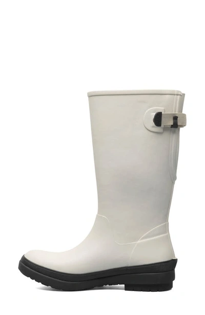 Bogs Amanda Ii Tall Waterproof Adjustable Calf Rain Boot In Oyster