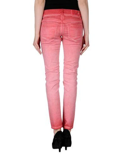 Shop Twinset Casual Pants In Coral