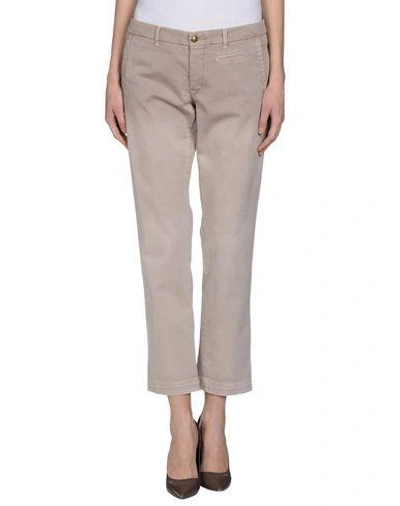 Shop Monocrom Casual Pants In Dove Grey