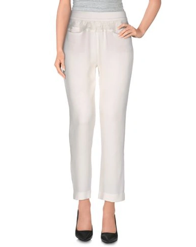 Ann Demeulemeester Casual Trousers In White