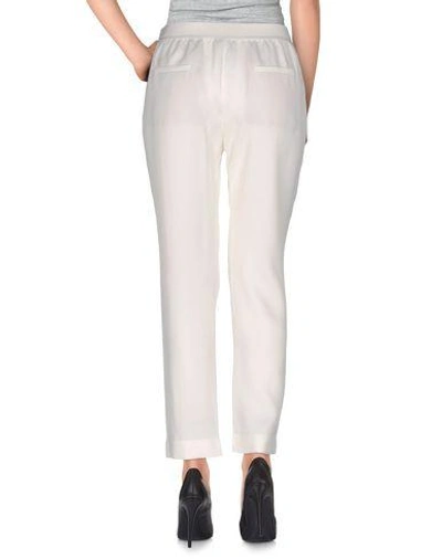 Shop Ann Demeulemeester Casual Pants In White