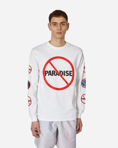 Shop Paradis3 Cali Dewitt Longsleeve T-shirt In White