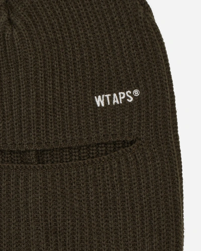 Shop Wtaps Balaclava In Green