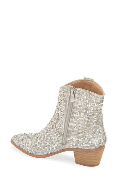 Shop Azalea Wang Gig Crystal Western Boot In White