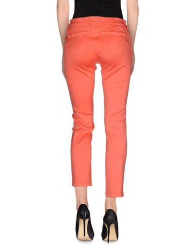 Shop Blumarine Casual Pants In Coral