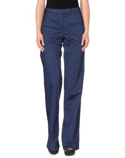 Shop True Tradition Casual Pants In Blue