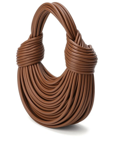 Shop Tiffany & Fred Leather Hobo Bag In Brown