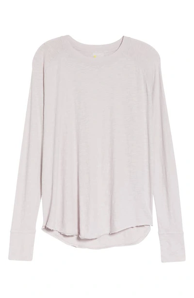 Zella Relaxed Long Sleeve T-shirt In Lavender Sky