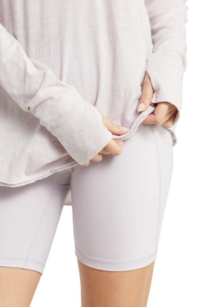 Zella Relaxed Long Sleeve T-shirt In Lavender Sky